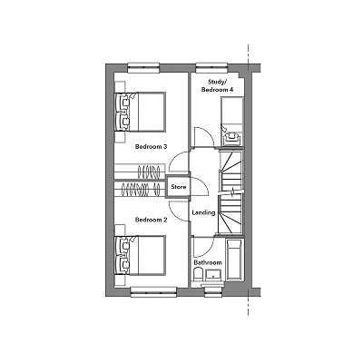 Stubley Meadows, Bower, First Floor Plan